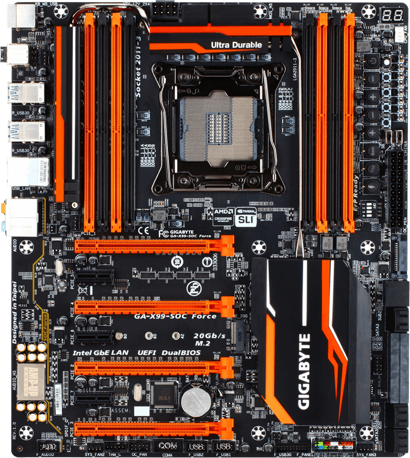 【公式】 Force GA-X99-SOC Gigabyte - On Specifications Motherboard メモリ